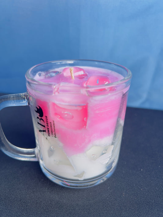 Strawberry ice latte