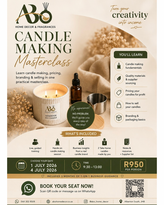 Masterclass - Candle Making Ticket